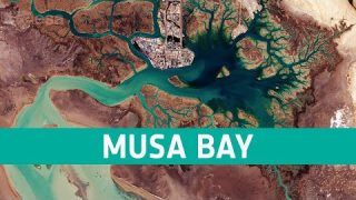 Musa Bay, Iran | Earth from Space #shorts