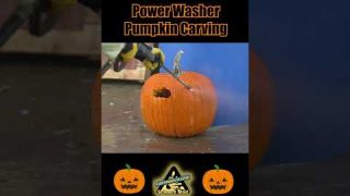 Power Washer Pumpkin Carving 🎃🌊 Happy Halloween | Science Max