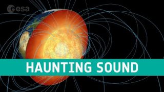 Spooky sound of Earth’s magnetic field 👻 #shorts
