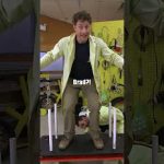 The man is levitating! 🤣