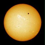 Venus Transit seen from Longyearbyen, Spitsbergen