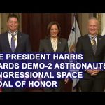 Vice President Kamala Harris Honors Demo-2 Astronauts with Congressional Space Medal of Honor