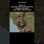 Byzantine Emperor Basil II leading his Scandinavian mercenaries ⚔️