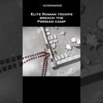 How did Roman troops breach enemy fortifications? ⚡️