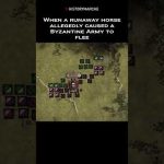 Did one horse rout an entire army?! 😮