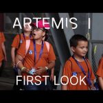 NASA Leaders Surprise Students With First Look at Artemis Rocket and Orion Spacecraft