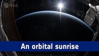 Horizons mission time-lapse – an orbital sunrise