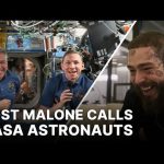 Post Malone Calls NASA Astronauts in Space for Earth Day