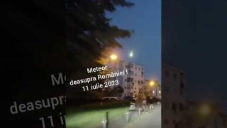 Meteor deasupra României!