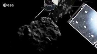 Journey to the surface of a comet
