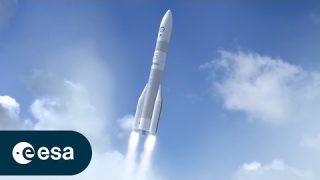 Ariane 6 launch animation