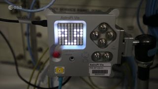 Astro Pi Mission Zero code running on the International Space Station!