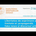 1. Libertatea de exprimare și limitele ei: propagandă, fake news și discursul urii