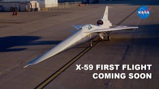 NASA’s Newly Unveiled X-59 Quiet Supersonic Plane Eyes First Flight (Trailer)