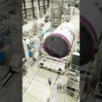 Ariane 6 arrives at the launcher assembly building 🚀 #shorts