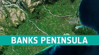 Earth from Space: Banks Peninsula, New Zealand