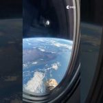 Axiom 3 departing the International Space Station 👋 #shorts