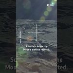 First detection of negative ions on the Moon 🌕 #shorts