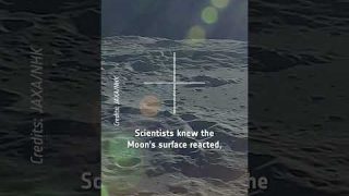 First detection of negative ions on the Moon 🌕 #shorts
