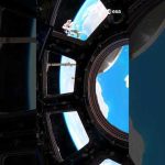 Earth views from Cupola by Marcus Wandt 🌍 #shorts