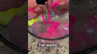 Sodium Alginate + calcium chloride= Slime Snakes