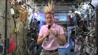 NASA Astronaut Chats from Space with Home State Media