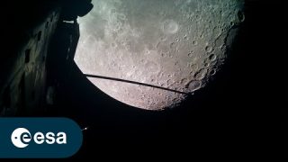 Timelapse of Juice’s lunar-Earth flyby