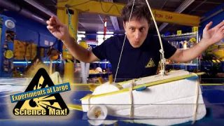 How to Make a Mousetrap Boat | Phil Makes a Paddlewheel Boat with Household Items | Science Max