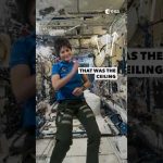 How do you cross a module in space? 🙃 #shorts