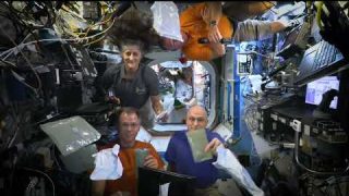 Space Station Astronauts Deliver a Thanksgiving Message for 2024