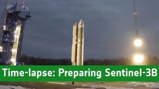 Time-lapse: Preparing Sentinel-3B for liftoff