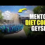Mentos + Diet Coke Geyser – Giant Soda Eruption !!!