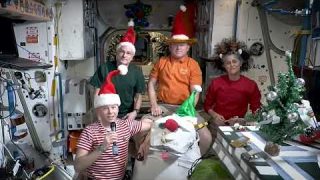 Space Station Astronauts Deliver a Christmas Message for 2024