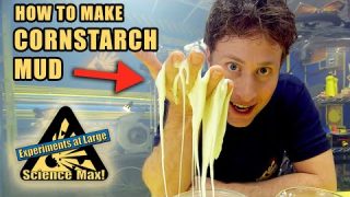 SLIME EXPERIMENT | How to Make Cornstarch Mud | Science Max