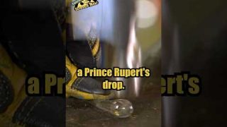 Why Isn’t The Glass Breaking?! | Prince Rupert’s Drop | Science Max #shorts #youtubeshorts