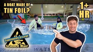 CRAZY EXPERIMENTS | Maxed Out Tin Foil Boat | Full Episodes | Science Max