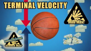 How fast will a basketball fall? | Terminal Velocity Experiment | Mini Max | Science Max
