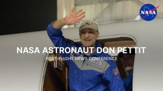 NASA Astronaut Don Pettit Post-Flight News Conference