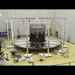 Gaia sunshield deployment time-lapse sequence