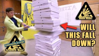 Inertia with Pizza Boxes | Mini Max | Home Science Experiments | Science Max