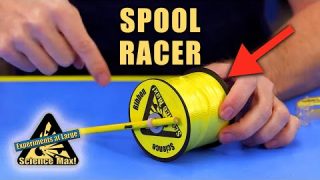 How to Make a Spool Racer | Home Science Experiments | Science Max
