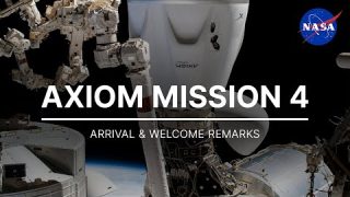 Axiom Mission 4 Arrival and Welcome Remarks