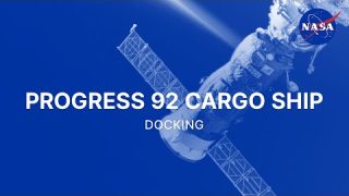 Progress 92 Cargo Ship Docking