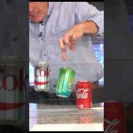 Which Sodas Will Sink and Which Will Float? #experiment #science #sciencecommunicator