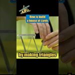 How to Build a House of Cards | Science Max #shorts